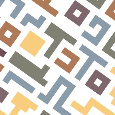 Renkli çizgilere sahip arka plan soyut stil mozaik düz tasarımı şekillendirir.