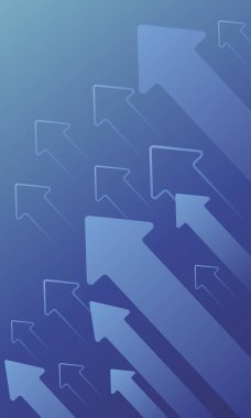 İş okları koyu mavi arka planda büyüme çizgisi devre teknolojisini arttırıyor. İş yatırımından başarıya. finansal veri grafiği stratejisi. Piyasa grafiği kar parası. Vektör illüstrasyonu yüksek teknoloji.