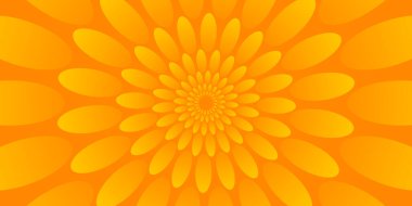 Arka plan desen deseni çiçeği. Sarı eğimli turuncu. Ayçiçeği