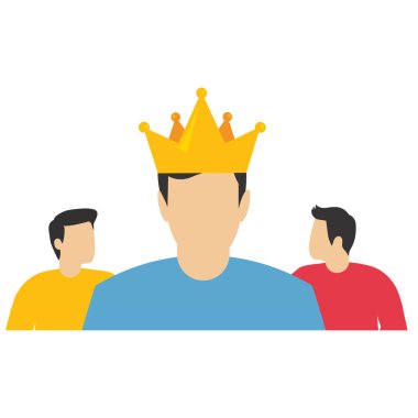 VIP Müşteri Kullanıcı simgesi vektörü. Kişi Profili Sembolü. Avatar işareti. Düzenlenebilir vuruş vektörü.