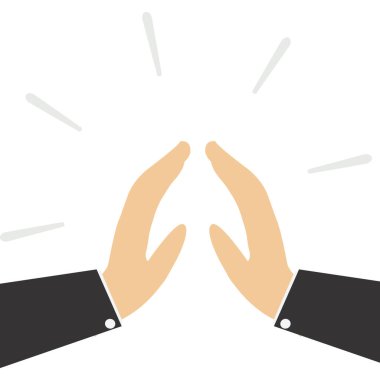 Takım başarısı kazananları, beşlik çakın ya da iş başarısı, işbirliği ya da teşvik konsepti için tebrik edin, çak bir beşlik..