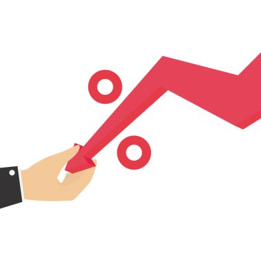 Bir insan eli yüzdeyi düşürüyor. Oranlar düşüyor, satış kavramları düşüyor..