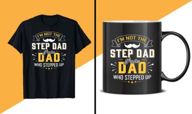 Father's Day quotes t-shirt & Mug design, Dad t shirt design, happy Father's day t shirt, father daughter, Typography t-shirt, mug design template, gift for dad. papa's t-shirt design, happy dad. clipart