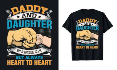 Babalar Günü tişört tasarımı, babamın gömlek tasarımı, mutlu Babalar Günü tişörtü, baba kızı, tipografi tişörtü, kupa tasarım şablonu, babam için hediye. Babamın tişört tasarımı, mutlu baba..