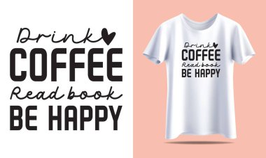 Moda Kahve Aşığı Tişörtü Vektör Tasarımı Kafe hayranları ve Barista için mükemmel