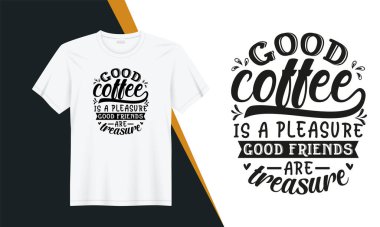 Moda Kahve Aşığı Tişörtü Vektör Tasarımı Kafe hayranları ve Barista için mükemmel