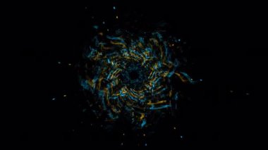 Patlama şok dalgası etkisi ve şeffaf bir arkaplanda farklı dalgalar. Soyut duman patlaması animasyonu. Patlama şok dalgası. Alfa kanalında enerji animasyonunu ateşle. Şablonu Ört.