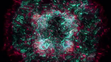 Patlama şok dalgası etkisi ve şeffaf bir arkaplanda farklı dalgalar. Soyut duman patlaması animasyonu. Alfa kanalında enerji animasyonunu ateşle. Şablonu Ört. Patlama şok dalgası.