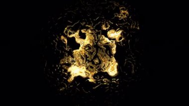 Patlama şok dalgası etkisi ve şeffaf bir arkaplanda farklı dalgalar. Soyut duman patlaması animasyonu. Alfa kanalında enerji animasyonunu ateşle. Şablonu Ört. Patlama şok dalgası.