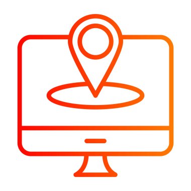 Harita yeri. Basit tasarım