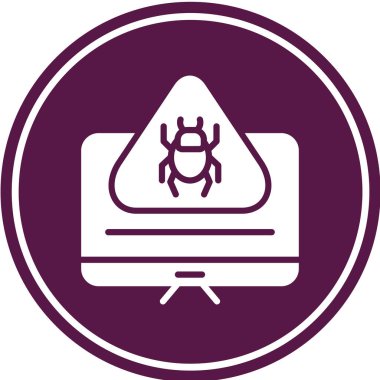 Örümcek ağı vektör simgesi modern illüstrasyon