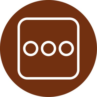 Çikolata. Web simgesi basit illüstrasyon