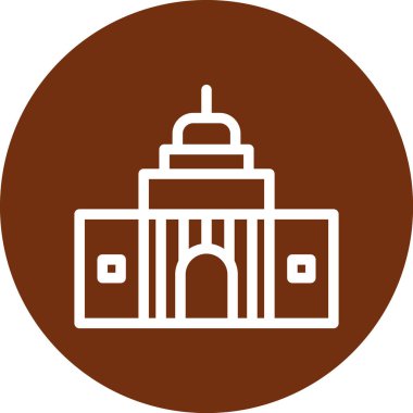 Kilise web simge vektör çizim