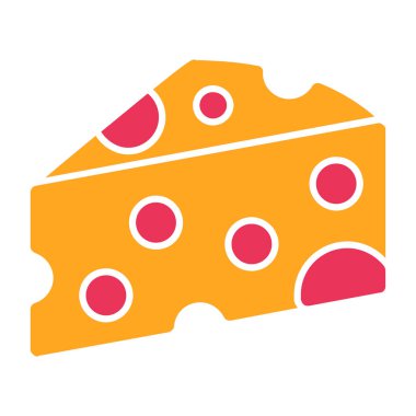 Peynir vektörü simgesi gösterimi