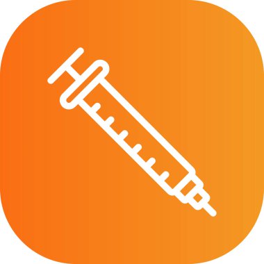 güzel şırınga vektör simgesi