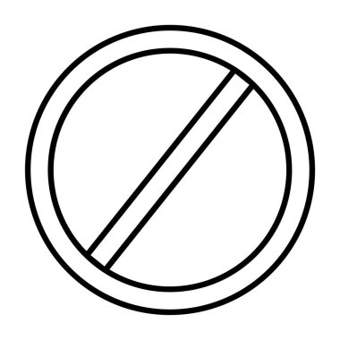 İşaret simgesi yok. Web için vektör sembolü olmayan özet çizimi