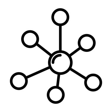 ağ paylaşım simgesi çizimi