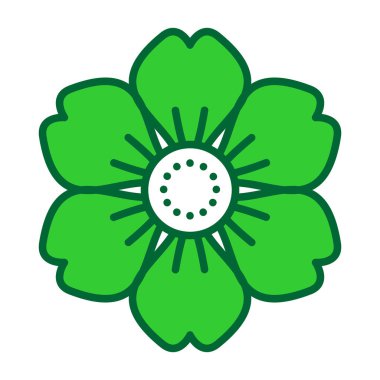 Yonca simgesi vektör illüstrasyonu