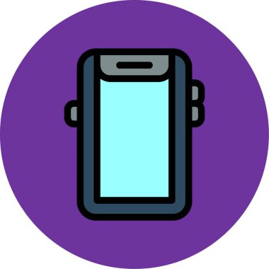 akıllı telefon simgesi vektör illüstrasyonu