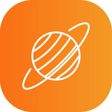 Gezegen simge vektör çizim