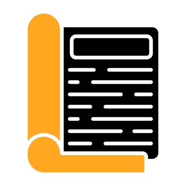 belge ile kağıt ve büyütme cam vektör tasarımı