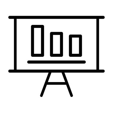 video kamera çizgisi simgesi, vektör illüstrasyonu