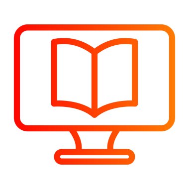 kitap simgesi vektör illüstrasyonu