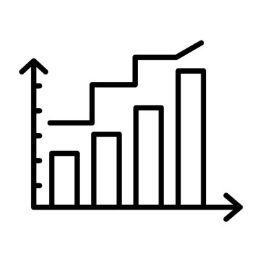 grafik vektörü ince çizgi simgesi