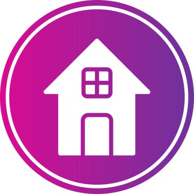 Bir evin vektör illüstrasyonu