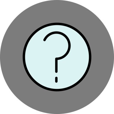 Soru işareti vektör illüstrasyonu