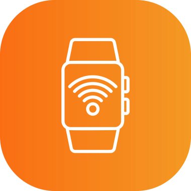 smartwatch simge vektör çizimi