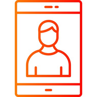 cep telefonu simgesi. vektör illüstrasyonu