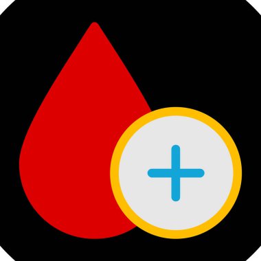 kan damlası ikon vektör illüstrasyonu