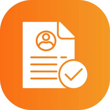 Belge simgesinin vektör illüstrasyonu