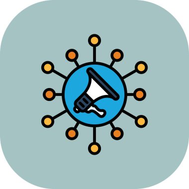 Mavi çizgi küresel ısınma ya da beyaz arka planda izole edilmiş ısınma ikonu. vektör