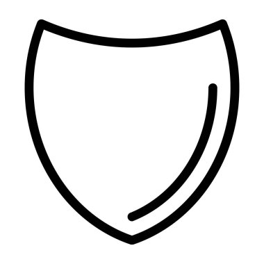 kalkan ikon vektör illüstrasyonu