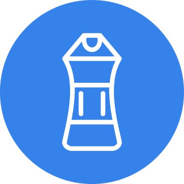 Bir deniz feneri simgesinin vektör çizimi