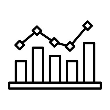 Beyaz arkaplanda izole edilmiş grafik simgesi