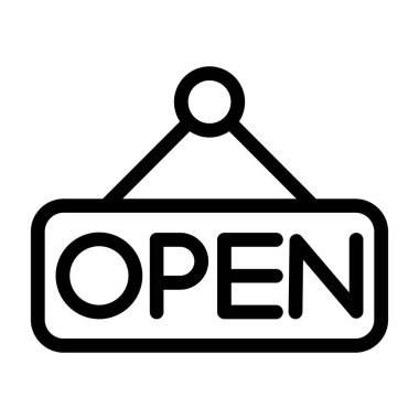 vektör çizgisi simgesini aç