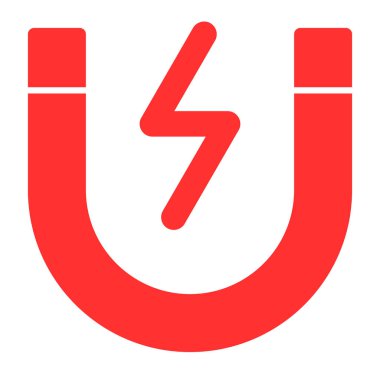 elektrik dolgu vektörü simgesi