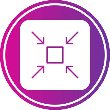 Ok. Web simgesi basit illüstrasyon