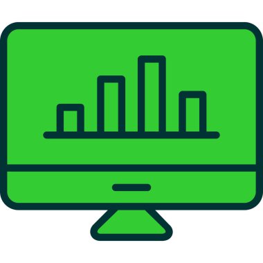analitik izleyici vektör simgesi