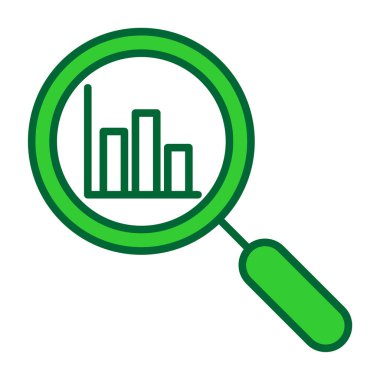 Arama simgesinin vektör illüstrasyonu