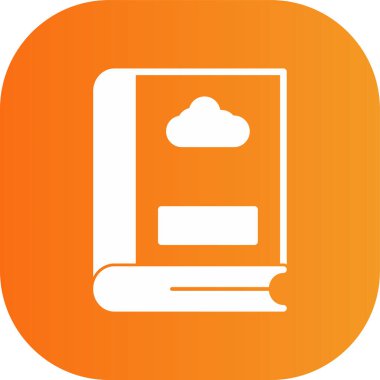 Kitap simgesinin vektör illüstrasyonu
