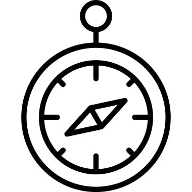 pusula simgesi modadan izole edilmiş arkaplan