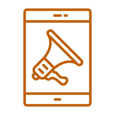 Konuşma baloncuklu megafon