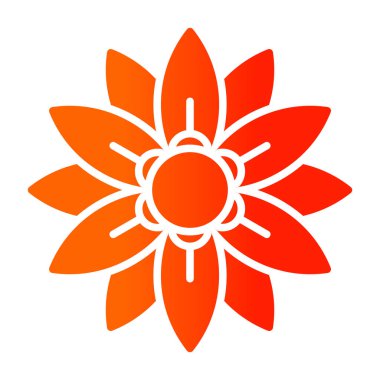 çiçek düz renk simgesi