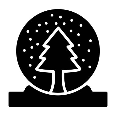 Moda tarzında izole edilmiş arka planda noel ağacı simgesi