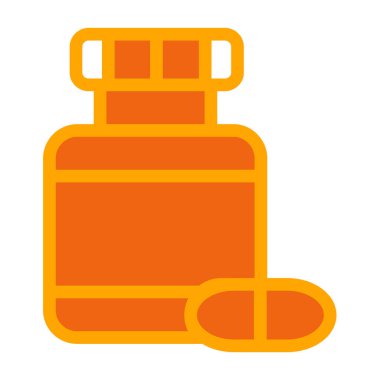 Şişe. Web simgesi basit illüstrasyon