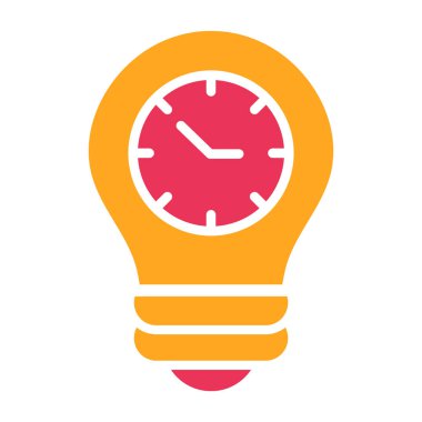 Zaman simgesine sahip ampul